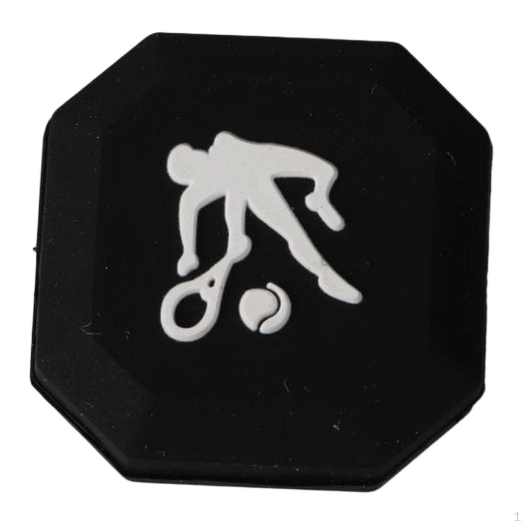 Tennis Racket Dampener Absorber Decorative for Better Control Indoor Clip On Enthusiasts Game