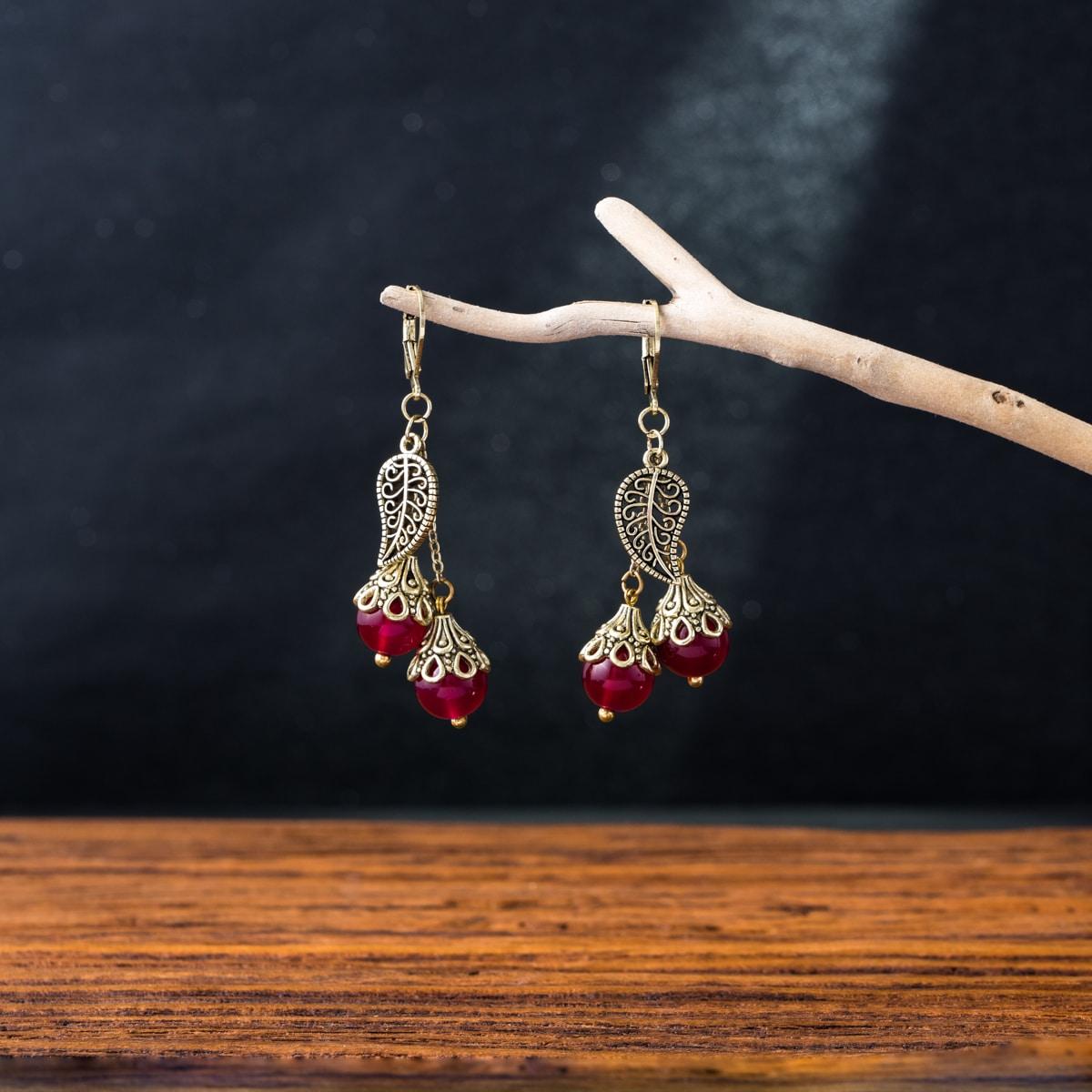 

Vintage Palace Style Pendant ladies Earrings Victorian Style Literary Earrings Elegant And Personalized Jewelry Accessories