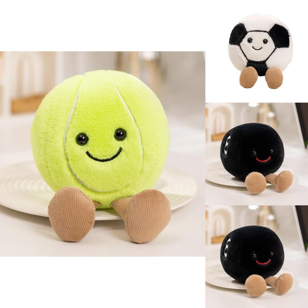 Entzückende Plüschtier-Sportpuppen für Fußball, Basketball, Baseball und Tennislustige Geschenke