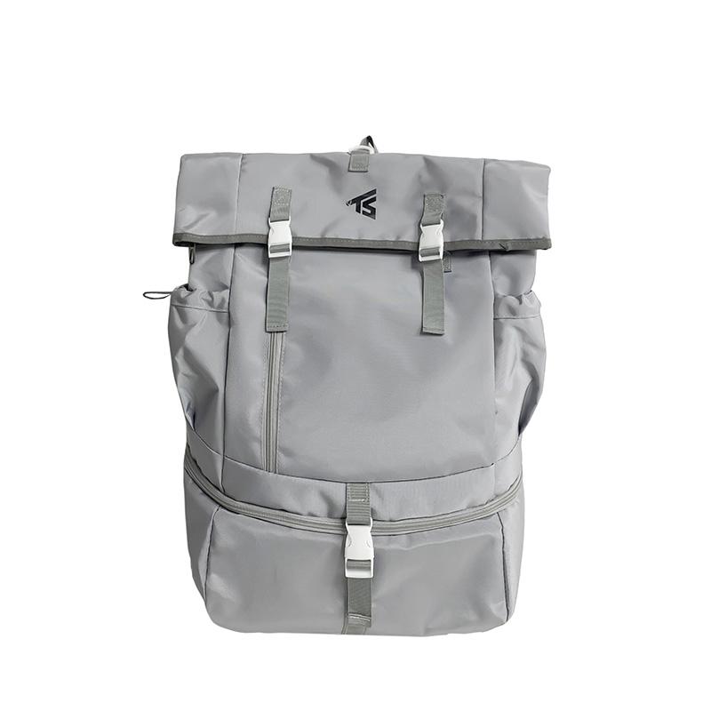 

Мужской рюкзак в корейском стиле, модные рюкзаки для колледжа и школы, рюкзак для ноутбука 15,6 дюйма, многофункциональная наплечная сумка из ткани Оксфорд серый