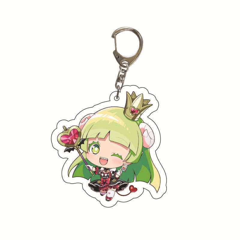 

Cartoon Anime Welcome To Demon-School Iruma-kun Keychain Suzuki Iruma Valac Clara Figure Decoration Bag Car Key Ring Charm Gifts about 5cm