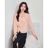 IEF Autumn Ruffled Long-Sleeve Commuter Blouse