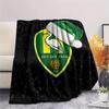 ADO Den Haag Flannel Blanket, High Quality Comfortable for All Seasons, Home Decor, Warmth and Comfort