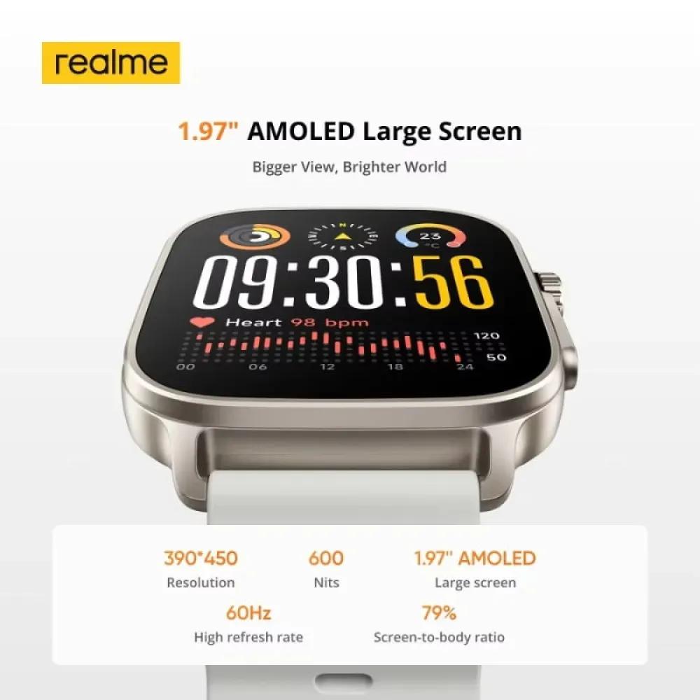 Realme Watch 5 Smartwatch AMOLED Display Black