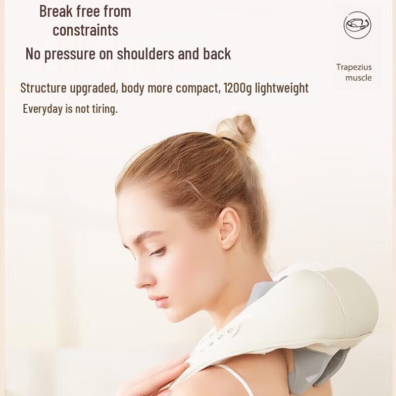 WayourCare Neck and Shoulder Massager with Heat Therapy
