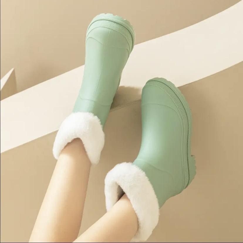 Neue modische Mid-Tube-Trend-Regenstiefel für Erwachsene für Damen