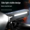 High-Brightness Induction Bike Headlight with TYPE-C Charging & Power Display for Night Riding
