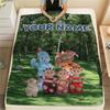 1pz Coperta in Flanella Personalizzata con Nome e Motivo In the Night Garden Adatta a Tutte le Stagioni per Arredamento Casa Calore e Comfort Regali Regalo Festivo_lx