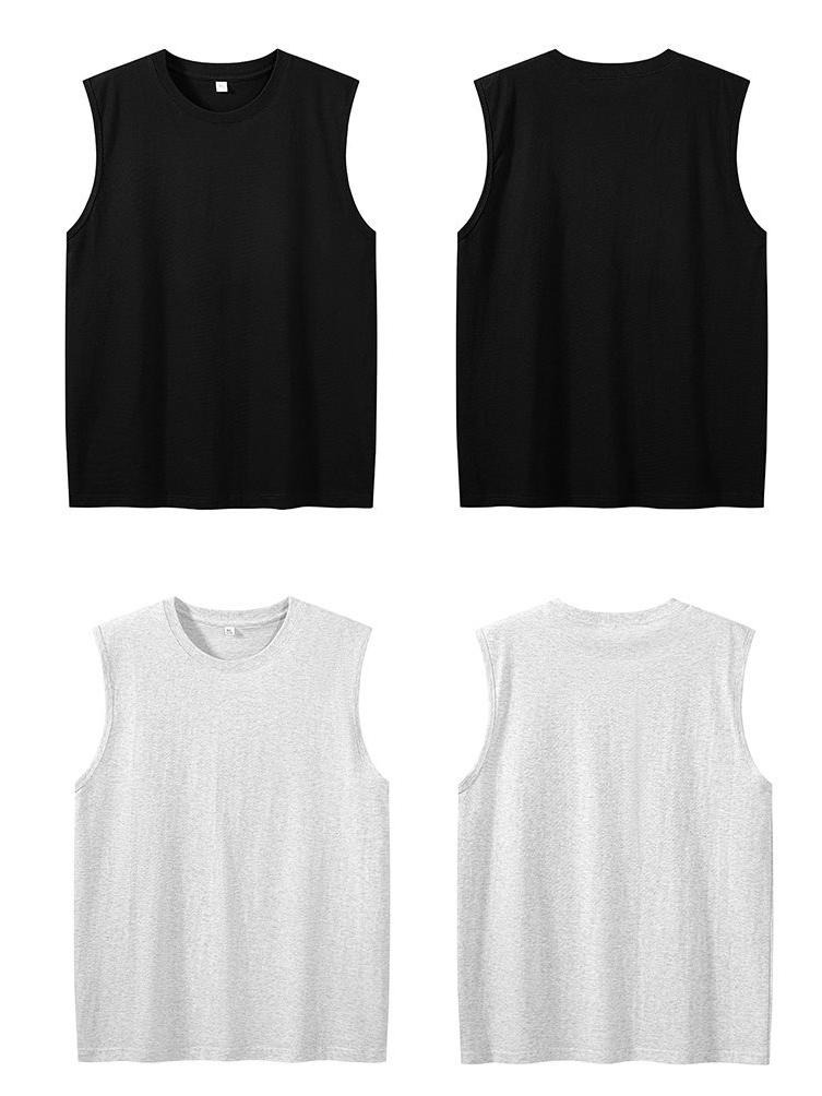 2026 Combed Compact Cotton Mercerized Vest 220g