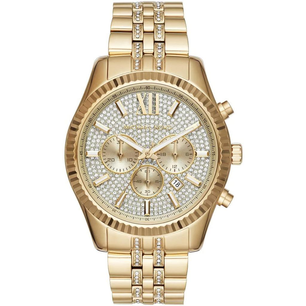 Michael Kors MK8579 Pavé Kristall Lexington Herrenuhr
