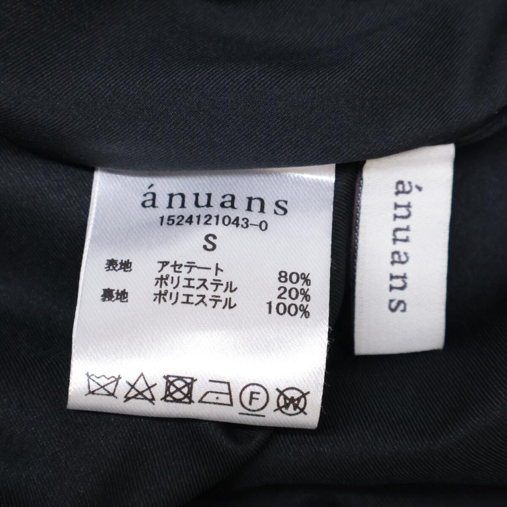 Anuans 1524121043-0 Black Maxim Satin Skirt Skirt S blackUsed