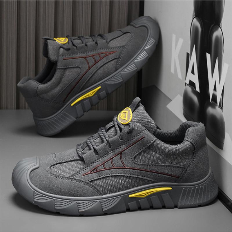 Modne męskie buty wulkanizowane Wygodne buty codzienne dla mężczyzn Oddychające Odporne na zużycie Męskie sneakersy Nowe męskie buty do chodzenia
