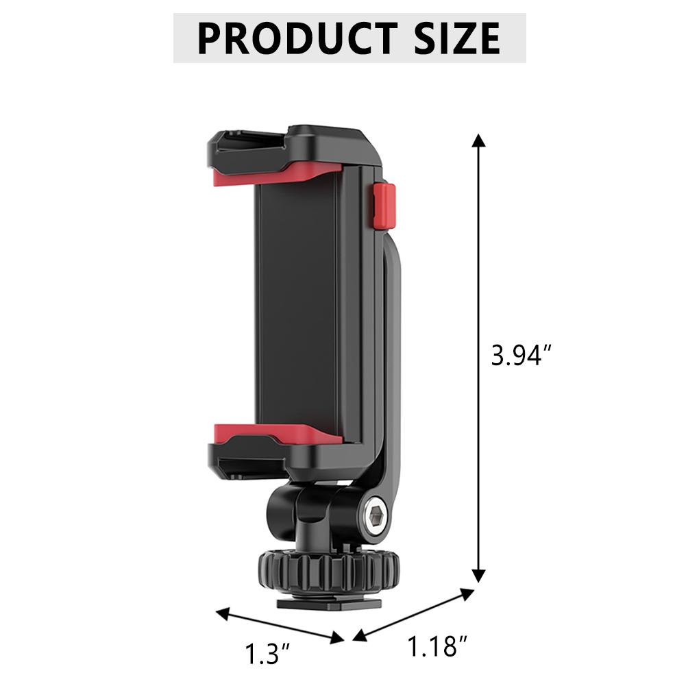 Phone Stand Adjustable Camera Monitor Camera Monitor Black Firm Portable Angle Bracket Handy Installation Wide Angle Vision