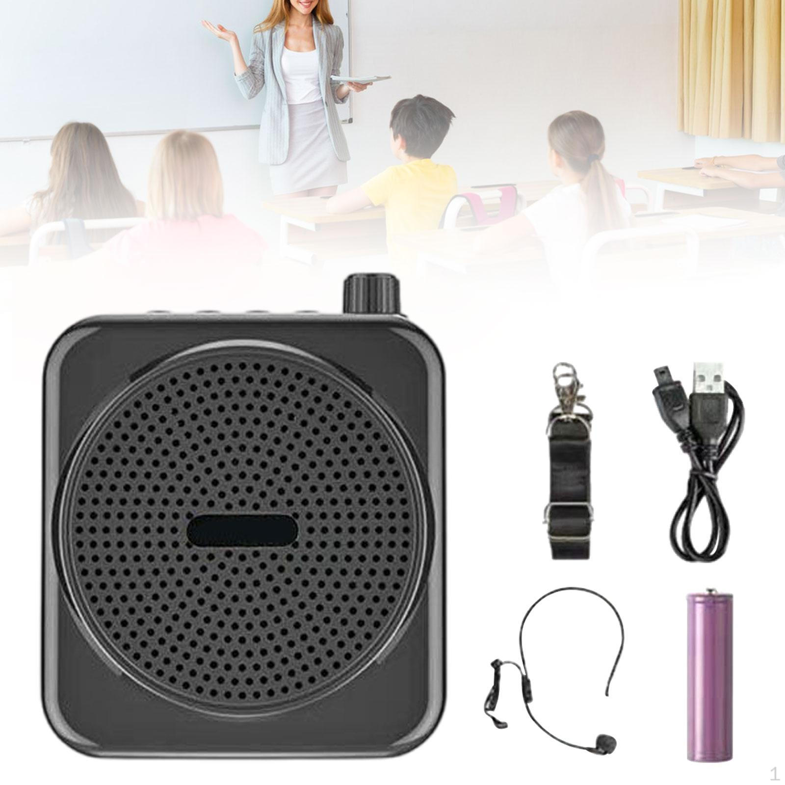 

Компактное устройство усиления голоса для учителей и докладчиков чёрный