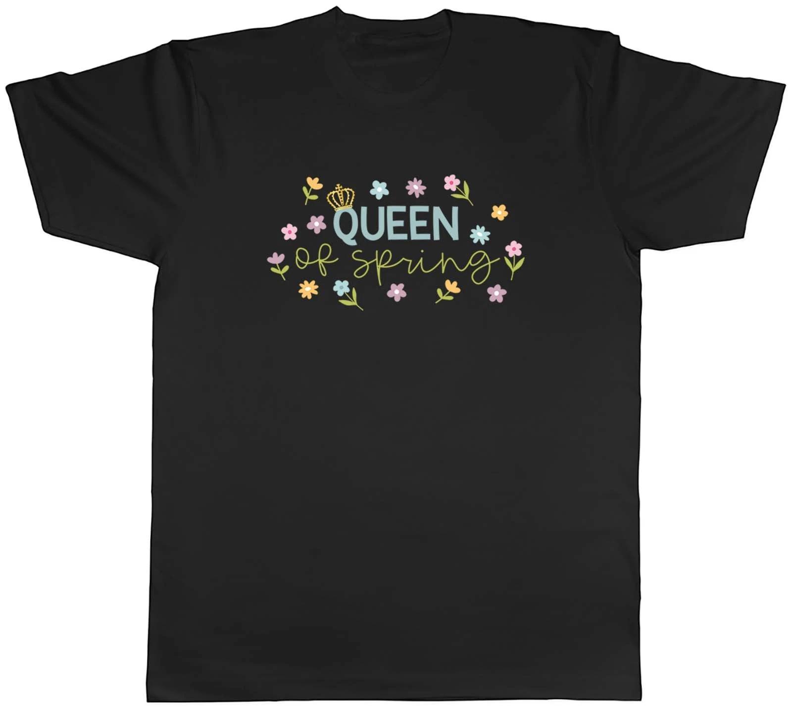 Queen of Spring Floral Flowers Mens T-Shirt Tee Gift Top XXL