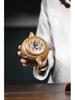 Handmade Yixing Dragon Bone Gold Sand Kung Fu Tea Set by Renowned Artist