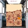 Capybara Companions Blanket Suitable for All Seasons Soft and Comfortable Digital Printing Sheet Nap Blanket