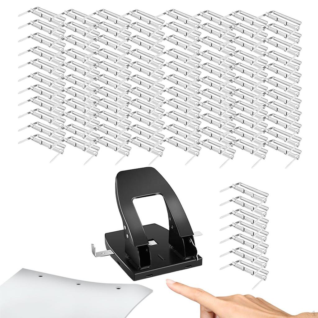 2 Hole Punch for Folder Binder Office Supplies Comfort Handle Heavy Duty 30 Sheet Capacity Paper