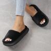 Classic Slippers for Women Casual Flat Low Heels Sweet Basic Shoes for Women Solid Fur Slip on Winter Slides Plus Size