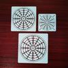 Pack of Precisions Cut Stencils Set Hollow Out Drawing Templates Suitable For Bulletin Boards And Creative Journals
