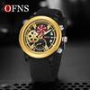 Orphanes Men'S Watch Teen Student Watch Waterproof Luminous Belt Calendar Watch