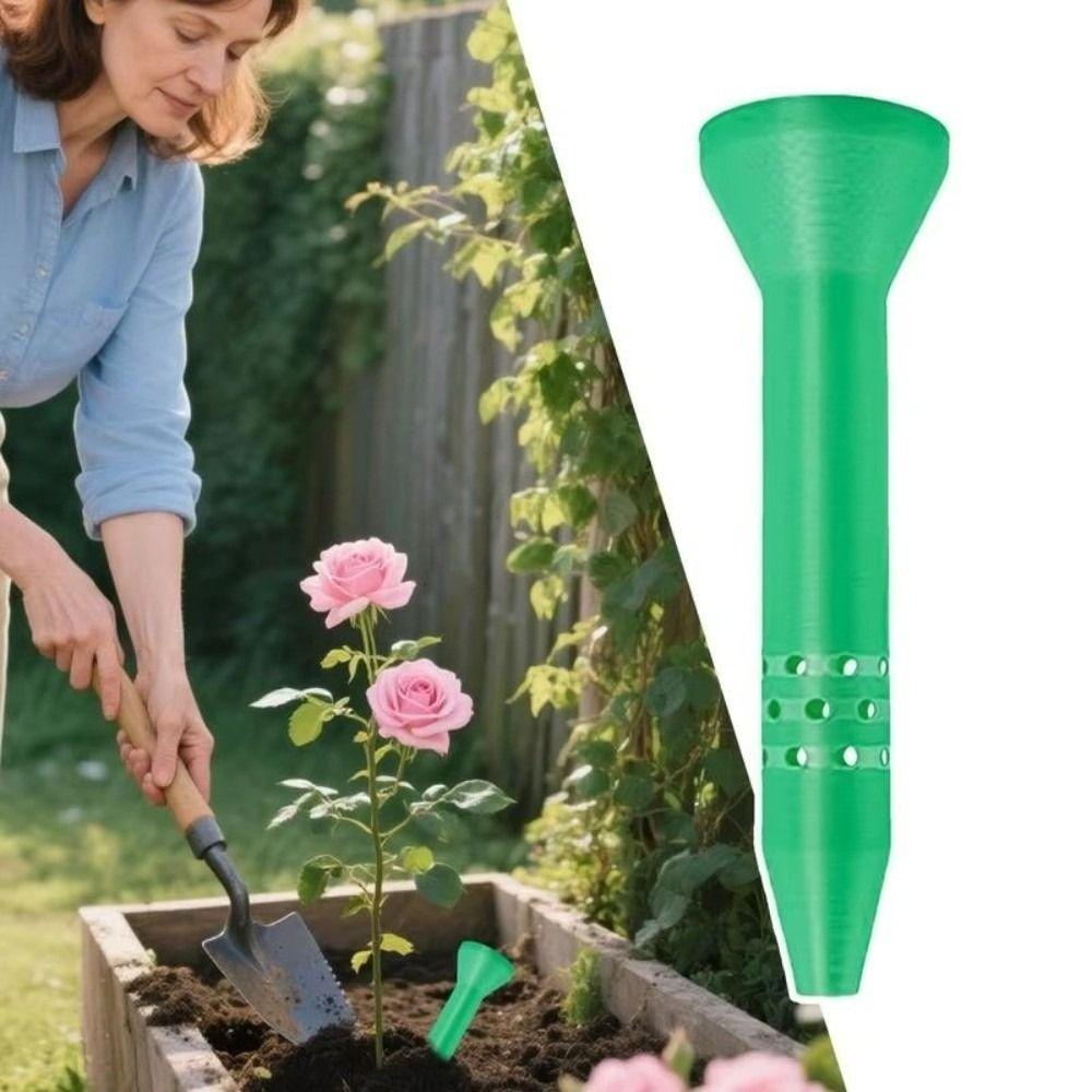 5pcs Plastic Plant Watering Spikes Precise Aperture Plant Watering Devices  For Indoor Outdoor
