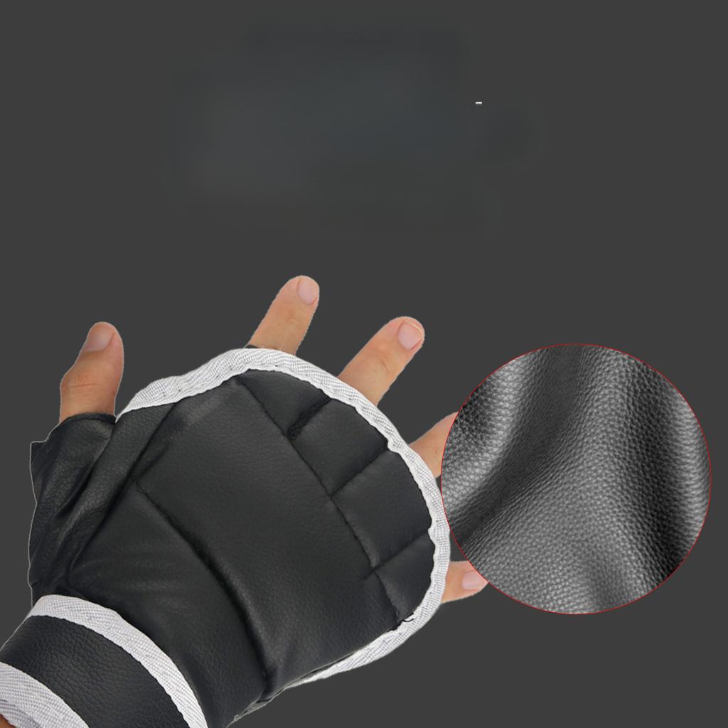 Halbfinger-Boxhandschuhe für Erwachsene, Kampftraining, Sport, Fitness, Boxhandschuhe, Finger-Sandsack, Kampf-Sanda-Handschuhe, Männer und Frauen