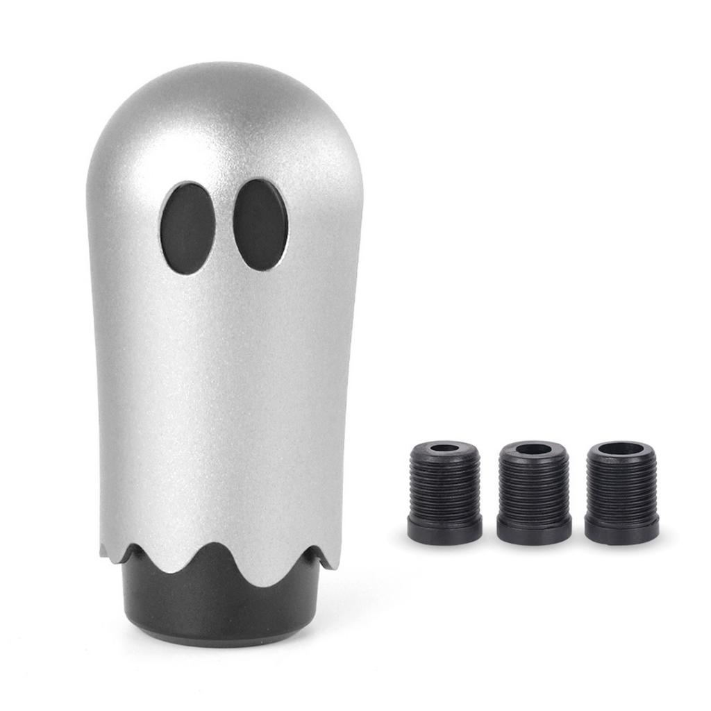 Aluminum Weighted Manual Knob Lever With 3 Threaded Adapters M8 M10 M12 X 1.25 For Vehicle Fun Cool Spooky