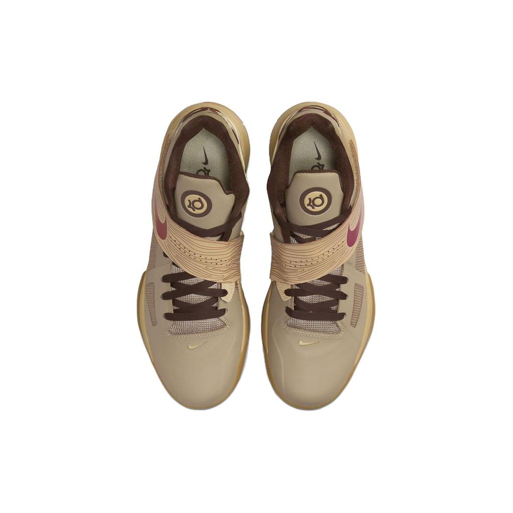 Nike Vyriški Zoom KD 4 Drakono Metų 2.0 vyriški sportbačiai Rudo Khaki Kilniai-Raudoni FJ4189-200