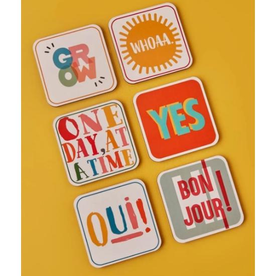 

Colore 6 lı Bardak Altlığı Mix (10x10 Cm) %100 Mantar