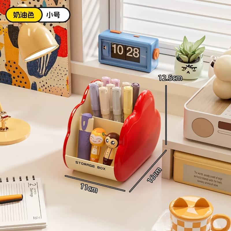 Desk Storage Box Office Desk Sundries Organizer Lipstick And Cosmetics Storage Box Student Stationery Compartment Storage Box