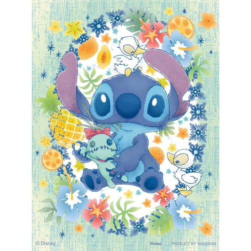 150dílné puzzle Yanoman Disney Petit Paris Clear Lovely Reese<Stitch> (Rozměr 7,6 x 10,2 cm)