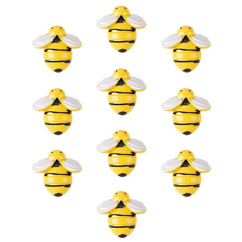 Lovely Resin Cartoon Honeybee Applique Handmade Craft Project Headband Shoes Flatback Patches Self Adhesive Accessories
