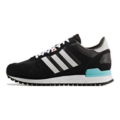 Originals ZX 700 Mesh Suede Comfortable Trendy Durable Low-Top Lifestyle Casual Shoes Women Sneaker Black White BY2337