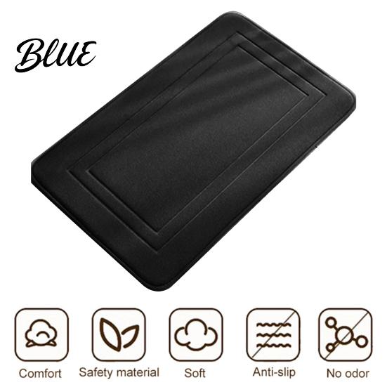 Super Absorbent Bath Water Bathroom Memory Foam Soft Non-slip Mat Ultra Quick Dry Rug Shower