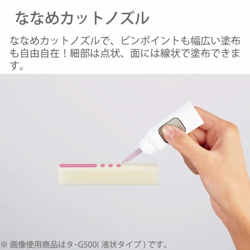 KOKUYO Instant Adhesive GLOO Liquid Color Disappears 2g Ta-G500 White Body Size: H26xW26xD95mm/Liquid/41g