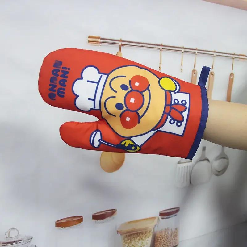 Thickened Microwave Oven Insulation Gloves Double-sided Printing Household Kitchen Baking Tools Cartoon Oven Anti-scald Glove