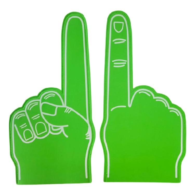 2 Count Oversized Sport Fan Hand Gloves Cheer Accessories With Wide Grip For Concerts And Competitions
