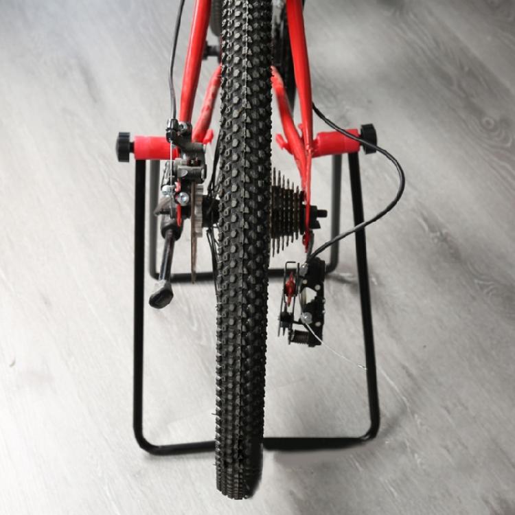 Road Bike Triangle Stand Foldable Floor Stand Bike Display Wheel Hub Bracket