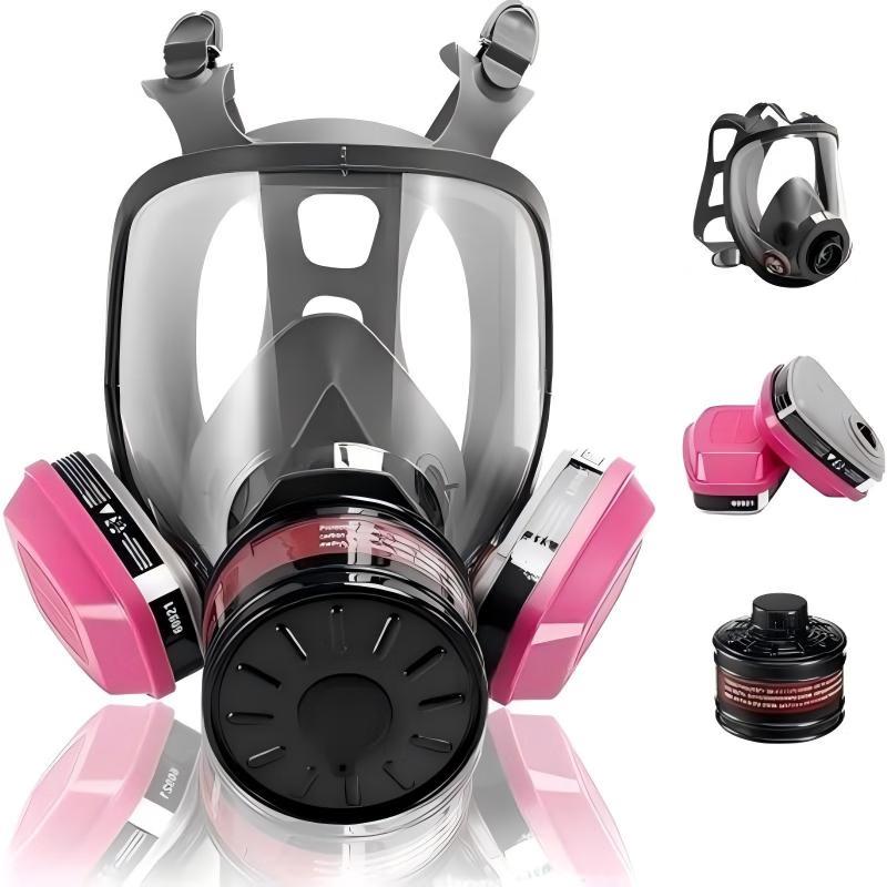 DAXTE Full Face Gas Mask for Dust and Paint Protection