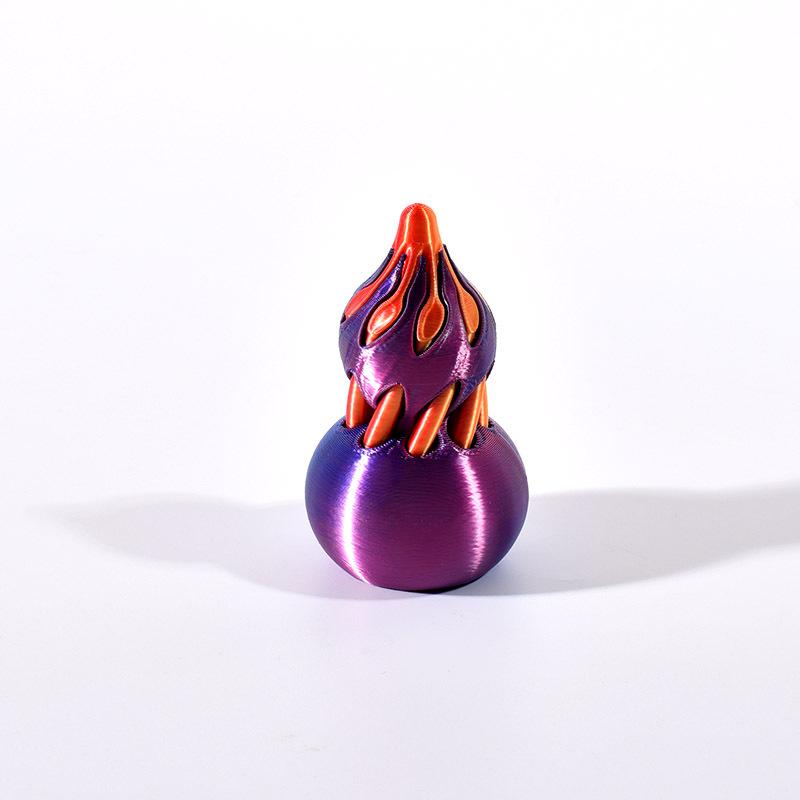 

3D Printing Gourd Office Figurines Ornament Spiral Decompression Gourd Miniatures Desktop Fingertip Toy Stress Relief Home Decor