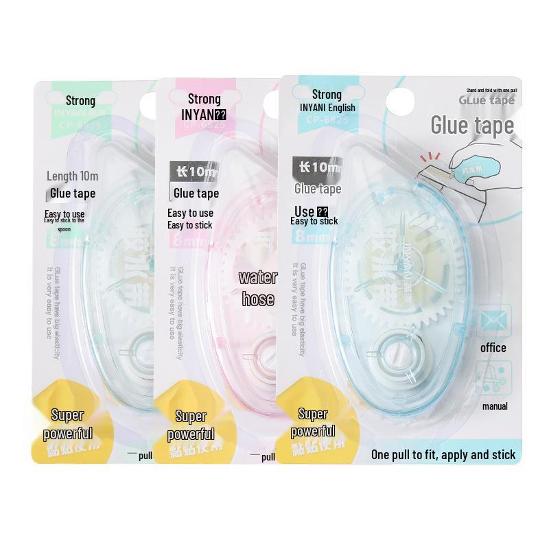 Double-Sided Transparent Dot Tape: High Viscosity Correction Tape, Cute Student Stationery