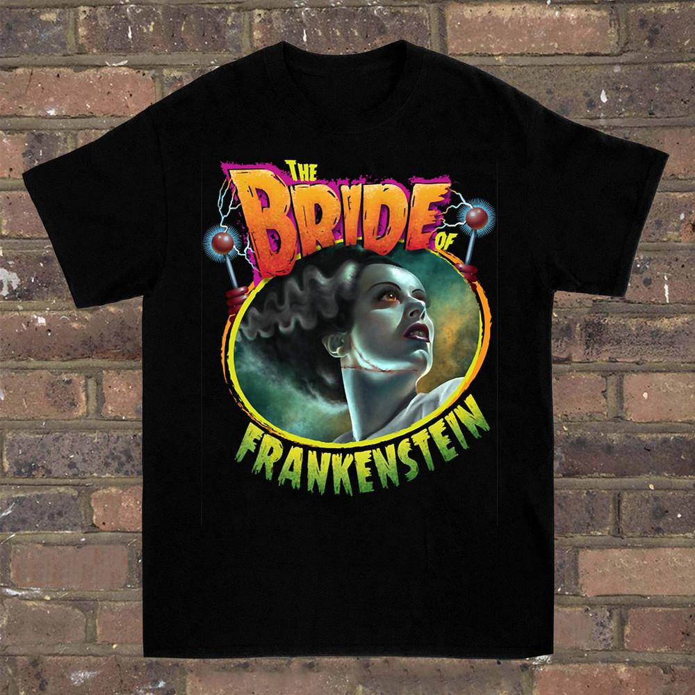 

Bride of Frankenstein T-Shirt Unisex 100% Cotton Tee S-4XL LI1409 Unisex T-Shirt S