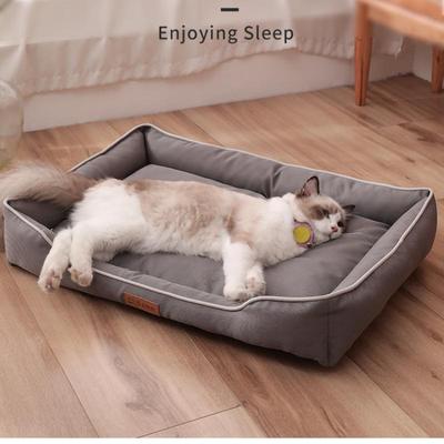 Four Seasons Universal Pet Mat Anti Bite Cat Nest Dog Nest Golden Hair Teddy Thickened Cat Dog Mat Pet Supplies Warm Bed House Plush Comfortable Mat