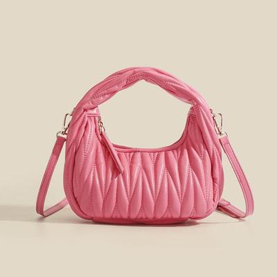 2025 New Korean-style Multi-purpose Fashion Handbag with Embroidery and Small Pouch - Women's Popular Shoulder Bag At The Elbow