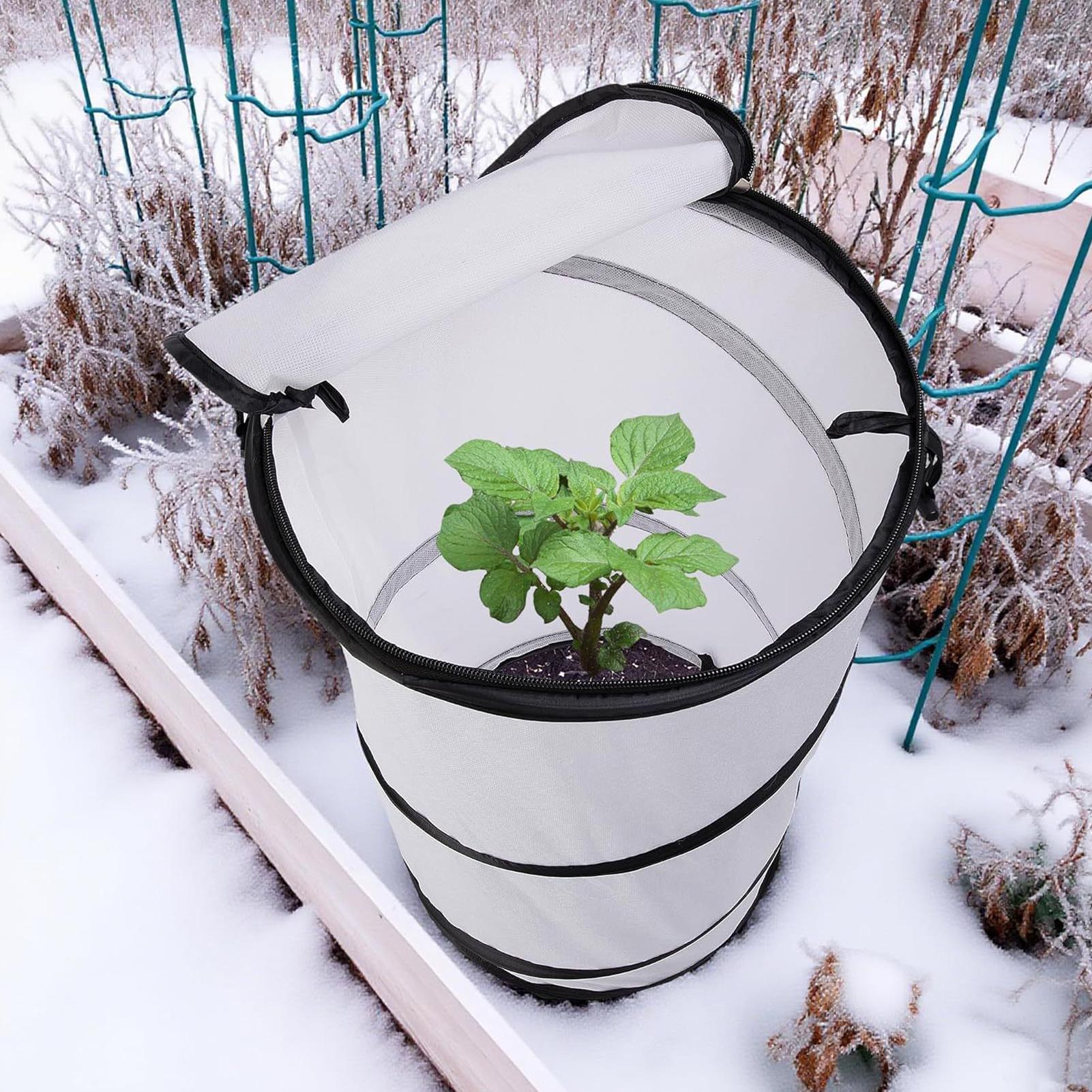 

Frost Blankets For Outdoor Plants PopUp Winter Frost Plant Cover Round Garden Plant Frost Protection Tent For Greenhouse China Mainland