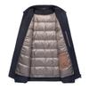 Double-sided Woolen Overcoat, Men's Winter Thickened Wool Jacket, Detachable Down Inner Liner, Middle-aged Dad's Outfit