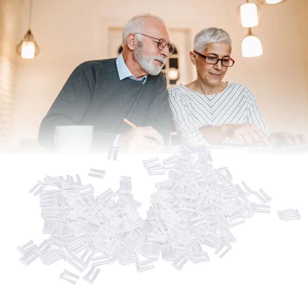 200pcs Compression Sleeves for Rimless Glasses 1.4x0.8x7.0mm Rimless Glasses Fixing Accessories Tools Size 2