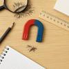 Two-Color U-Shaped Magnet 5 Cm Red and Blue Classic Magnet for Games or Decoration