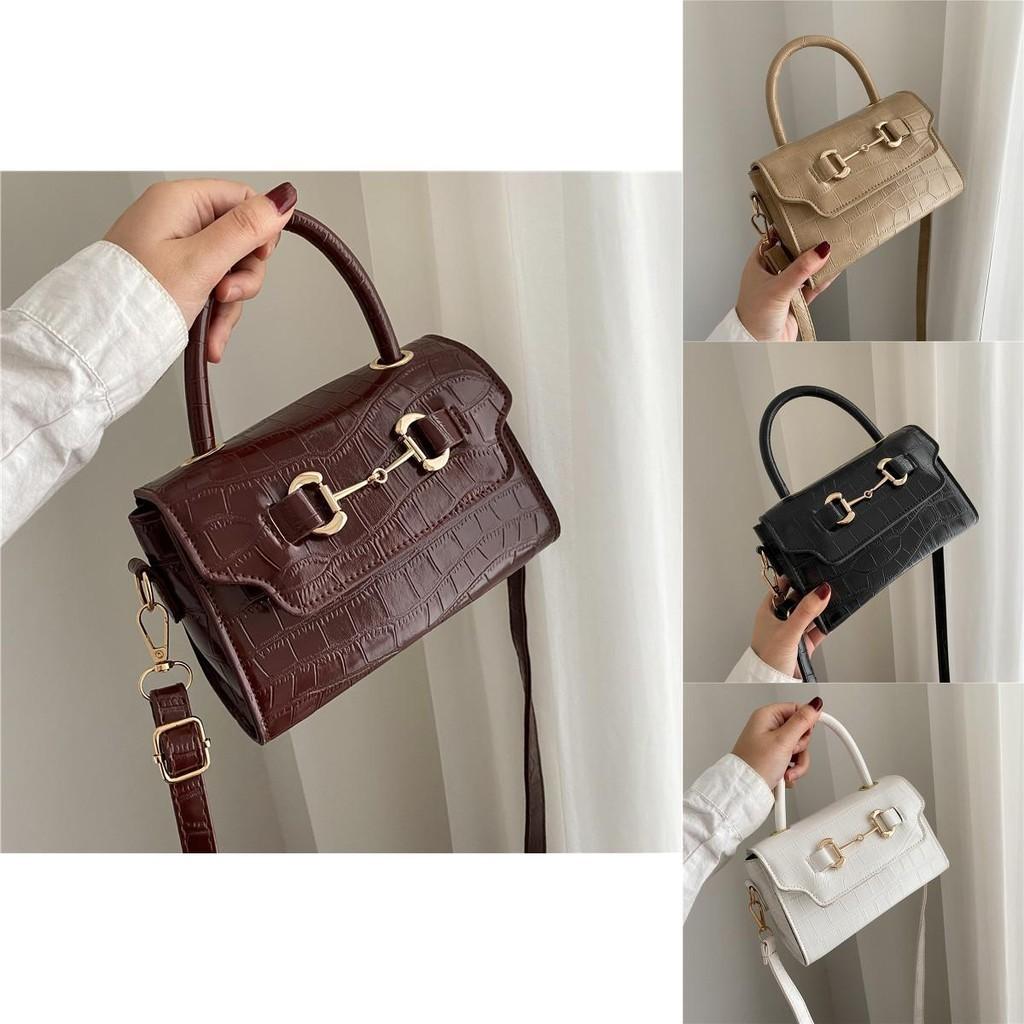 Chic Urban Simple Style Soft Leather Small Handbag For Women Trendy Shoulder Bag